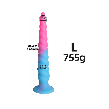 Luminous Anal Sex Toys Long Anal Plug Dildos Huge Butt Plugs for Women Men G Spot Prostate Massager Gay Anus Dilator Masturbator