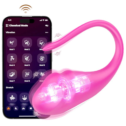 APP Controlled Vaginal Vibrators G Spot 9 Speed Anal Vibrating Egg Massager Wearable Stimulator Adult Sex Toys for Women Couples