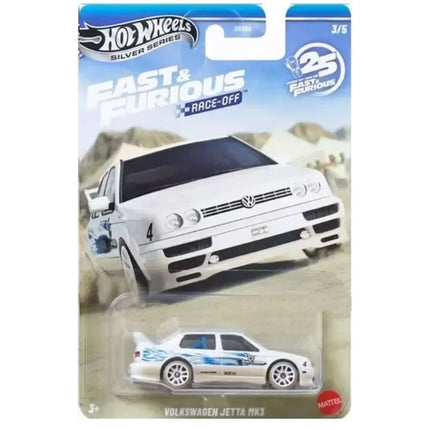 2026 New Hot Wheels Hnr88 Silver Series 25Th Fast & Furious Tokyo Drift Set Nissan/Monter Carlo/Road Runner 1:64 Diecast Car Model Authentic Holiday Birthday Gift