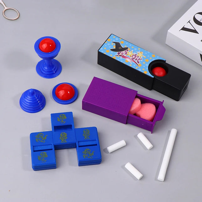 1 children's toy with variable magic box puzzle interactive close-up magic prop skills classic