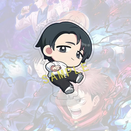 Anime JUJUTSU KAISEN 10CM Acrylic Cute Character Yuta Okkotsu Standing Model Desktop Decoration Fan Gift Keychain