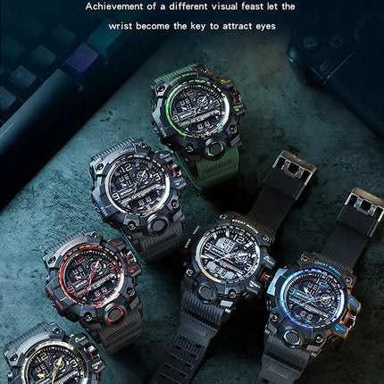 SANDA G style New Men's Watch 50M Waterproof Sports Military Quartz Watch For Male Electron Digital Wristwatch Reloj De Hombre