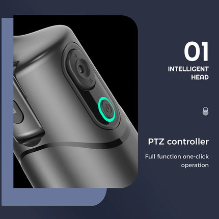 Auto Face Tracking Tripod 360° Rotation Auto Tracking Phone Holder Multi-color Fill Light Follow-up Gimbal Stabilizer for Video