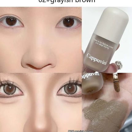 Grey Brown Facial Contour Shadow Cream Natural Nude Makeup Liquid Contouring Stick 3D Nose Shadow Brightening Bronzers Cosmetic