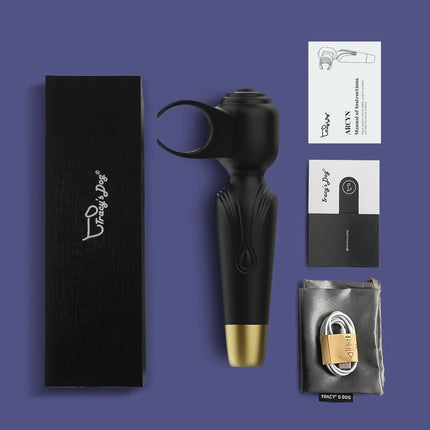 3 IN 1 Powerful Penis Vibrator Male Masturbator Adult Toys Male Sex Toys Stroker for Glans Massage Clitoral Stimulation Vibrator