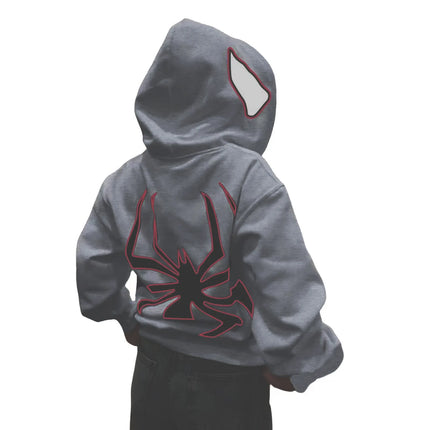 European and American Halloween Personalized Men's and Women's Sweatshirts and HoodiesY2KCouple Large Size Spider-Manzip hoodie