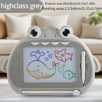 Mini Dinosaur Magnetic Drawing Board for Children, Baby Coloring Doodle Board, Erasable and Writable Early Educational Drawing T