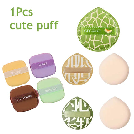 Thicken Cotton Candy Cosmetic Puff Super Soft Sponge Air Cushion Powder Puffs Foundation Concealer Dry And Wet Makeup Beauty