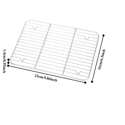 1/2PCS Cooling Racks for Cooking and Baking Heavy Duty 304Stainless Steel Wire Rack Baking Grilling Roasting OvenDishwasher Safe