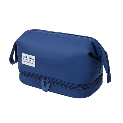Women Travel Waterproof Cosmetic Storage Bag Lady Large-capacity Double-Zip Makeup Toiletry Bag Portable MakeUp Organizer Case