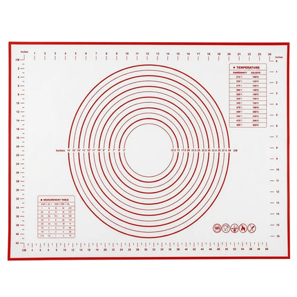 UNTIOR 1PCS Silicone Baking Mat Kneading Pad Dough Mat Pizza Cake Dough Maker Kitchen Cooking Grill Non-Stick Gadgets Bakeware