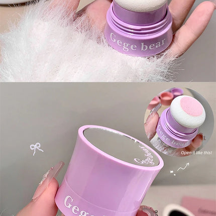 Gege Bear Puffy blush, naturally looking young, Korean style brightening and energetic, natural makeup application