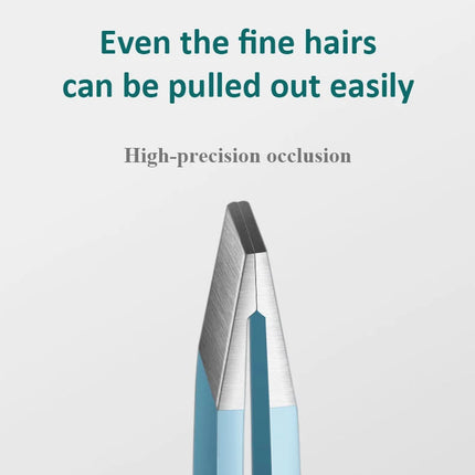 Eyebrow Tweezer Colorful Hair Beauty Fine Hairs Puller Stainless Steel Slanted Eye Brow Clips Removal Makeup Tools