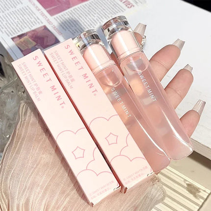 Crystal Jelly Lip Oil Plumping Mirror Lip Gloss Moisturizing Transparent Liquid Lipstick Long Lasting Lips Makeup Cosmetics