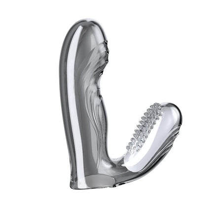 Ergonomic Finger Sleeve Vibrator, Soft Silicone G Spot Massager, Clitoral Stimulating Toy for Women Lesbian Couples
