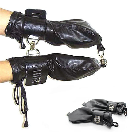 Bdsm Handcuffs Wrist Hand Cuffs Mitts Gloves With Padlock Mittens Costumes Bondage Cosplay Sexy Toys For Adult Accessories