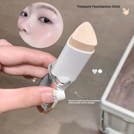 Natural Matte Double Head Foundation Make-up Stick High Coverage Pore Invisible Makeup Foundation Stick Long Lasting Make-up