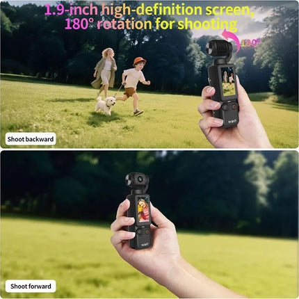 1080P handheld outdoor sports camera anti-shake waterproof vlogging camera for action sports