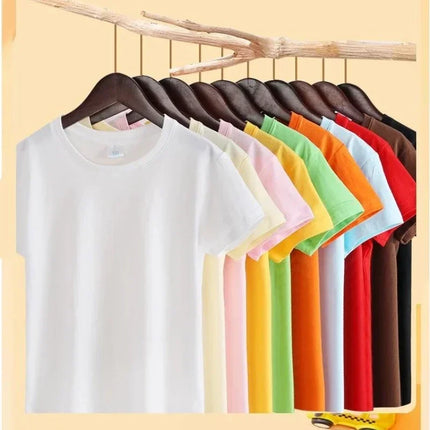 Summer Children Fashion Brand Letter Print Cotton Breathable T-shirt Kids Short Sleeve Sport Tees Tops Boy Girl Clothes