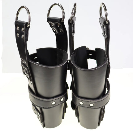 High-end PU Leather BDSM Bondage Suspension Cuffs Foot Binders Suspension Slave Fetishism Adult Sex Toy Men Women