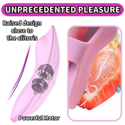 Wearable Vibrator Toy for Women Wireless Panty with Remote Control Bullet Sex Toy Vibrating Panties for Couples with Red Pink
