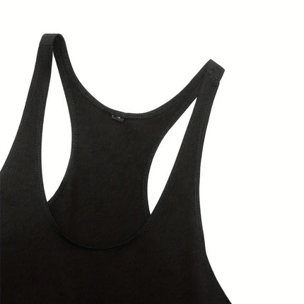 Summer New Men's Tank Top Quick Dry Fitness Tank Top Breathable Comfortable Casual Tank Top Running Pattern Printed Tank Top