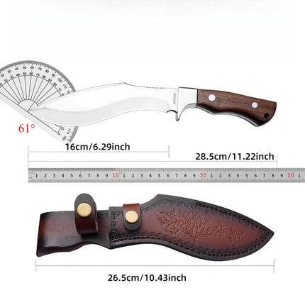 Stainless steel butcher knife with a handle sharp meat knife used for cutting bones boning knife professional kitchen chef knife