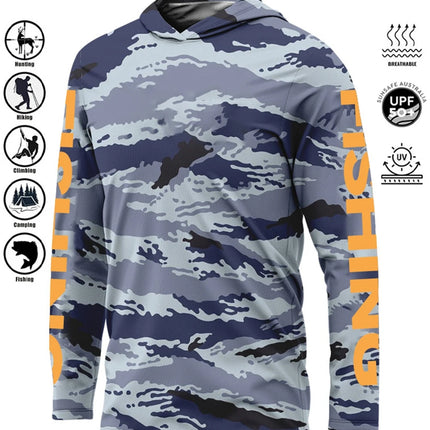 Fishing Shirt Hoodie,UPF 50+ Uv Protection Quick Dry Tops Breathable 2025 Outdoor Moisture Wicking Jersey Fishing Apparel shirts