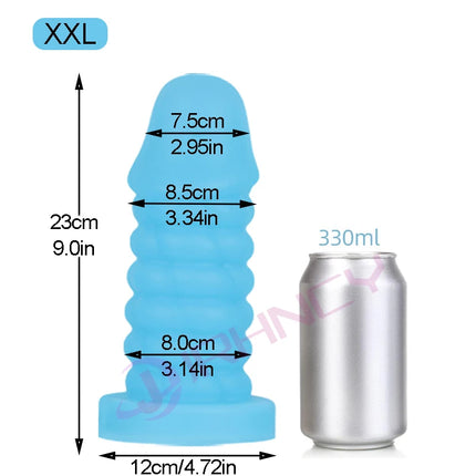 S-XXXL Huge Anal Dildos Soft Silicone Butt Plug Big Anal Plug with Suction Cup G-spot/prostate Massage 18+ Masturbate Sex Toys