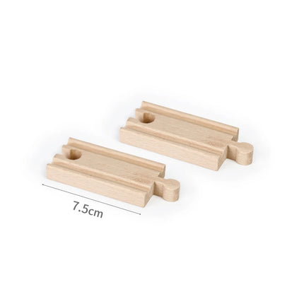 Wooden Track Accessories Beech Wood Railway Train Track Bridge Connector Toys Fit Thomas Wooden Train For Children Birthday Gift