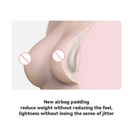 KUMIHO 1/4/6/8TH GEN One Piece Cosplay Silicone Bodysuit  Sissy Fake Vagina Breast Forms Fake Boob For Transgender Drag Queen