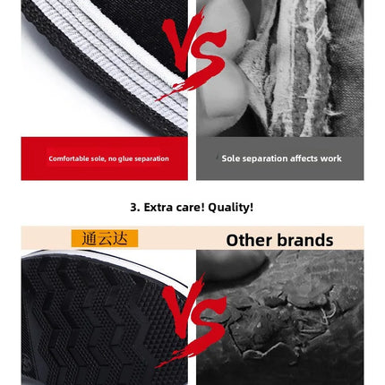 Beijing Men's Cloth Shoes Black Rubber Sole Casual Versatile Slip-On Low Cut Breathable Comfortable All-Season Footwear