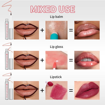 Transfer-proof Peel Off Lip Liner Waterproof Smudge-proof Long-Lasting Matte Velvet Lip Liner Ink Tattoo Makeup Lip Liners