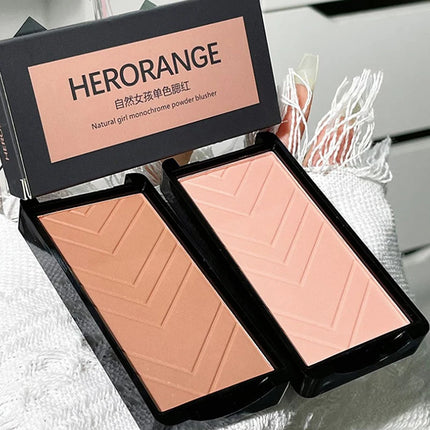 [MP]Girl Blush Peach Makeup Blusher Palette Cheek Nude Brown Contour Blush Cosmetics Korean Natural Rouge Cheek 6 Colors