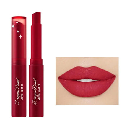 Matte Velvet Lipstick Waterproof Long-lasting Liquid Lipstick Women Smooth and Pigmented Non-Stick Moist Lip Tint