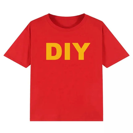 Custom Children Colorful T-shirts DIY Print Your Design Kids T-shirts Boys Girls Clothes,Contact Seller Frist