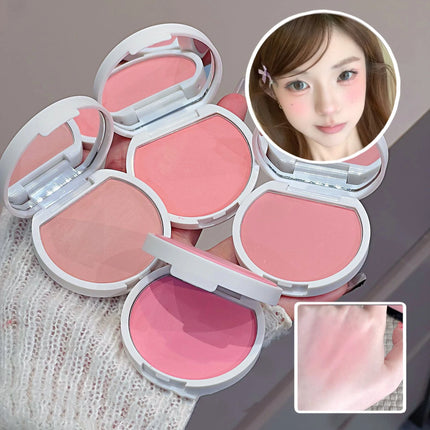 Monochrome Soft Mist Blush Highlights Cream Tangerine Peach Natural Apricot Nude Pink Cheek Purple-Blue Matte Brighten Makeup