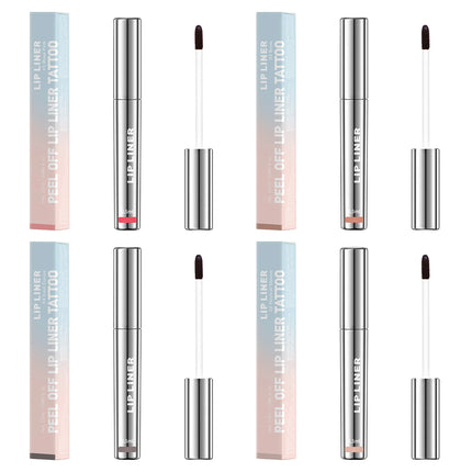 Peel Off Lip Liner Matte Lip Liner Peel Off Lipgloss Waterproof Velvet Lipline Red Brown Not Easy Fade Lipstick Cosmetic