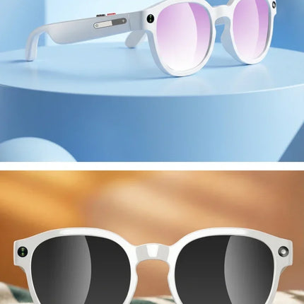 Lenovo AI Smart Glasses 4K 8MP Translation Camera Shooting Image Bluetooth Call Recording Music Smart Sunglasses 2026 New