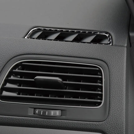 For Volkswagen Golf 7 GTI MK7 2013-2019 Carbon Fiber Gear Shift Air Outlet Window Lift Dashboard Suit Trim Car Interior Sticker