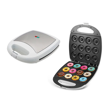 2026 12-hole doughnut machine, home breakfast machine, cake machine, round pan machine, double-sided heated bread machine