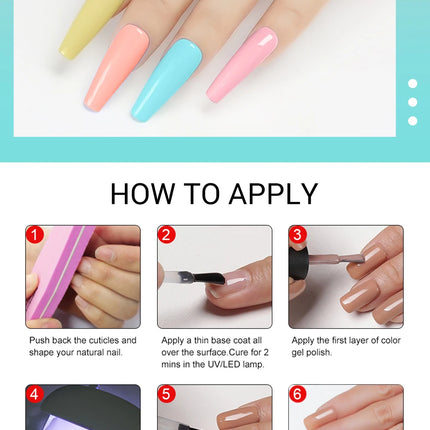 Parkson 8ml HEMA TPO FREE Color Gel Nail Polish Nude Pink Red Green Collection Nail Gel Polish Glitter Soak Off UV LED Gel