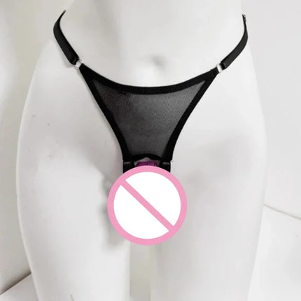 Black/red/pink T-back Chastity Cage Sissy with Fixed Strap Chastity Belt Adjustable Penis Cock Cage Underwear Sex Toys for Men