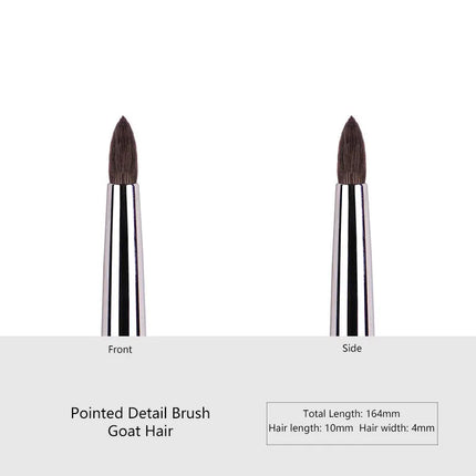1pc High end Animal Hair Detail Eyeshadow Makeup brushes Highlight Make up brushes Eye Shadow Conceal Ebony Handle pencil beauty