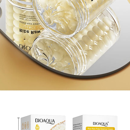 BIOAOUA Rice deep Moisturizing Essence Cream brightning hydrating face cream firming Rejuvenating Cream skin care for women