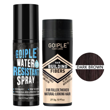 Maximum Hold Hair Fiber Waterproof Spray Hair Building Fibers Perfect for All-Day Wear Fiberhold Spray for Fine or Thinning Hair