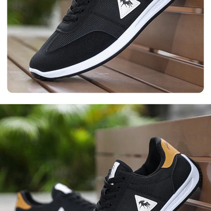 Men's Breathable Mesh Sports Shoes Lightweight Comfortable Soft Bottom Casual Shoes Versatile Footwear for All Seasons