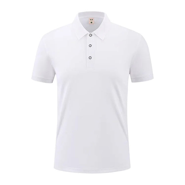 2026 Summer Men's Red Short-Sleeved Polo Shirts, Fashion Casual Pullover, 21 Colors Available T-Shirt