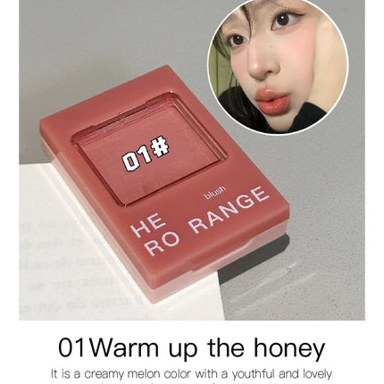 Sweet Orange Blusher Makeup Blush Mashed Potato Latte Nude Cheek Color Face Contour Brighten Lasting Rich Color Rouge Cosmetics