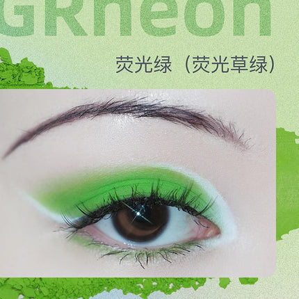 DRAMO Single Color Eyeshadow Palette Matte High Color Blendable Gothic Smoky East to Wear Longlasting Non-fading Eye Makeup